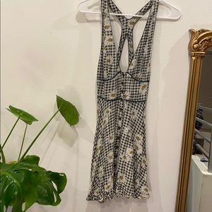 Daisy/Plaid Urban Outfitters Dress